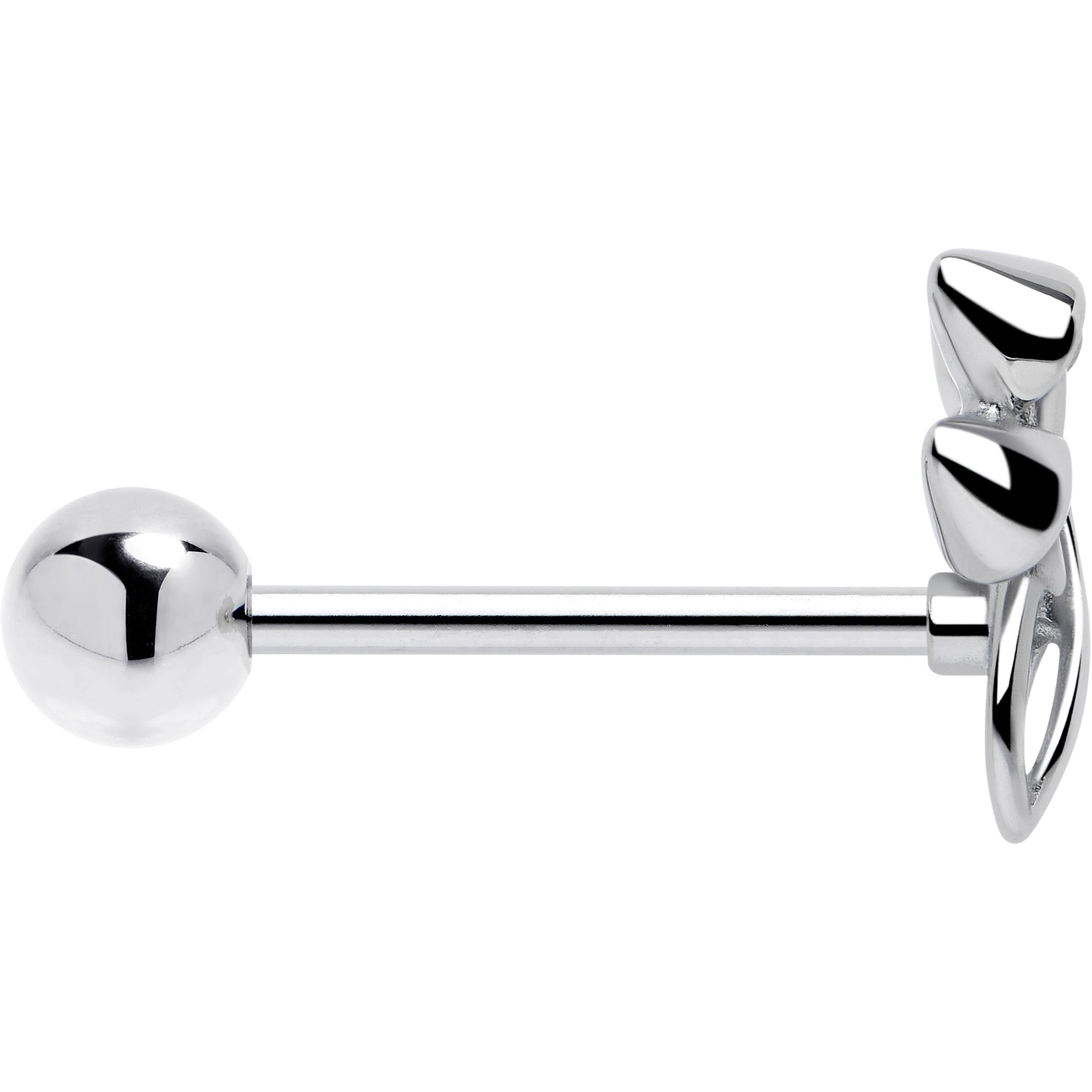 Trippy Mushroom Trio Barbell Tongue Ring